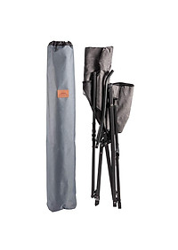 Ghế cắm trại campingmoon campoutvn cắm trại dã ngoại du lịch ghế câu cá xếp gọn tay cầm sang trọng glamping vài thoáng khí  F-1003C-H A248