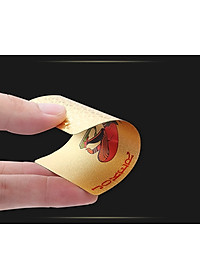 Bộ Bài PVC Mạ Vàng 24K Mạ Bạc Cao Cấp Chất Liệu Đàn Hồi, Bộ Bài Tây Poker Polieste Không Thấm Nước, Hàng Chính Hãng