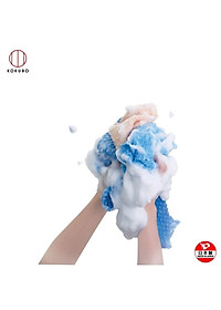 Combo Khăn tắm kỳ lưng Nhật Bản Whip's Kokubo + Bàn chà gót chân Ag+ Jabu  Made in Japan