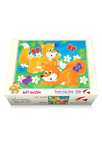 Tranh Xếp Hình 108 Mảnh - Bắt Bướm 108-061