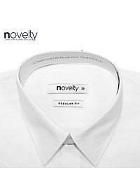 Áo sơ mi nam ngắn tay trắng Regular fit NSMMMWNTCR220127N