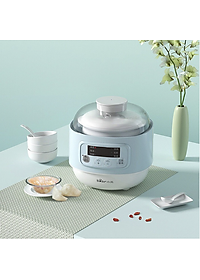 Nồi nấu chậm đa năng Bear DDZ-A08T8 (có lồng hấp) - Dung tích 800ml, Có chế độ Hẹn giờ - Hàng chính hãng