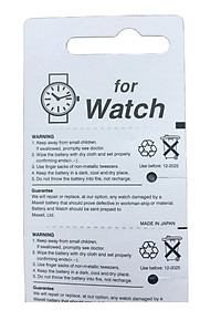 Pin Nhật Maxell SR616SW / SR616 / 321 Chính Hãng 1 Viên