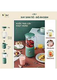 Máy xay đă năng 3 trong 1 BEAR BL-B10V2 xay thịt, hoa quả, nhanh chóng, tiện lợi - Hàng nhập khẩu