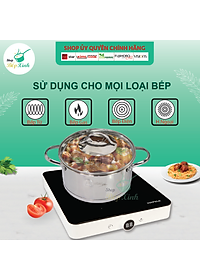 Combo bộ nồi inox quánh xửng chảo chống dính cao cấp FIVESTAR 7 món nắp kính 3 đáy dùng được bếp từ , hồng ngoại , gas