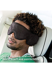 Massage mắt du lịch đi kèm tai nghe - HoMedics Travel eye massager nhập khẩu USA