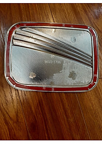 Ốp nắp bình xăng mạ Crom dành cho xe Toyota Wigo