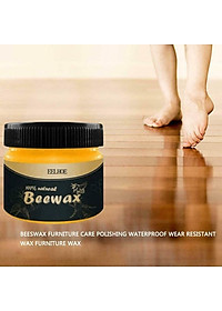 Sáp ong Beewax vệ sinh đánh bóng đồ gỗ nội thất chống thấm thành phần tự nhiên 103gr tặng kèm 2 khăn vải 