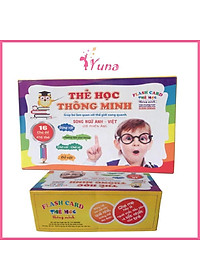 (Xả Kho) Thẻ học thông minh ,thẻ song ngữ 16 chủ đề 416 thẻ loại nhỏ 10x7cm – Flashcard ( Siêu Tiện Ích)
