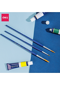 Cọ Vẽ Màu Nước Cọ Đầu Tròn Cọ Đầu Dẹt Cao Cấp Finenolo Deli - Cọ Chuyên Dụng Cho Vẽ Màu Chuyện Nghiệp Hoạ Cụ - EC281 EC282 EC283