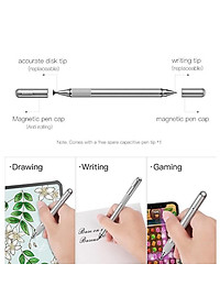 Bút cảm ứng điện dung 2 trong 1 Baseus Golden Cudgel Capacitive Stylus Pen cho Smartphone / Tablet/ iPad -Hàng Chính Hãng