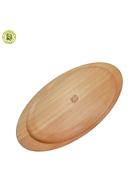 Khay Dĩa Gỗ Hình Oval Có Tay Cầm 30Cm TL75 - Đồ Gỗ Nhà Bếp Thương Hiệu Trường Sơn