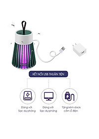 Đèn Bắt Muỗi, Máy Diệt Côn Trùng KUNBE, Công Nghệ Điện Quang Thế Hệ Mới, Thiết Kế Hiện Đại, Tích Hợp Pin Sạc, An Toàn, Hiệu Quả Cao