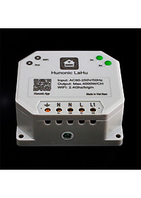 Công tắc điều khiển từ xa bằng điện thoại Hunonic Lahu 1 kênh công suất lớn 4000W (công nghệ 4.0)