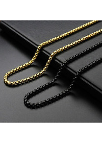 Dây Chuyền Nam Sợi 4mm Dài 60cm Chất Liệu Thép Titan Không Rỉ Không Dị Ứng TT 1159