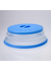 Plastic Microwave Food Cover Vented Splatter Protector Lid Safe Vent Yellow