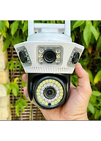 Nơi bán (Lỗi 1 đổi 1) Camera yoosee 4 mắt 3 khung hình độc lập ZOOM 12X độ phân giải 12mpx siêu nét, giám sát ngoài trời chống nước, xem ban đêm có màu