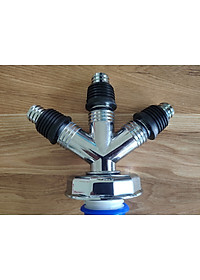 Bộ thoát nước máy giặt, thoát nước thải, nước thoát sàn nhà tắm, vệ sinh kiêm chống mùi hôi, ngăn côn trùng trào ngược – Bộ chia 3, MIHOCO 312