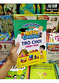 Sách Thiên Tài Toán Học (4 - 5 Tuổi) - Trò Chơi Hình Học