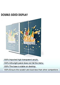 Menu để bàn - Menu mica A4 A5 A6 A7 B6