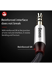 Dây cáp âm thanh Audio 3.5 Baseus M30 LV141- hàng chính hãng.