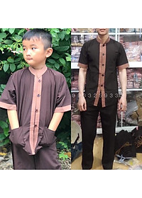 Đồ Lam Đi Chùa # Mẫu Lãnh Tụ Cho Bé iu # Quần Áo Bé # Đồ Bộ Trai Gái