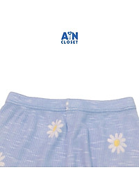 Quần Legging dài bé gái họa tiết Cúc xanh thun gân - AICDBGVDEVI1 - AIN Closet
