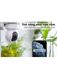 Camera IP Wifi Trong Nhà Ezviz TY1 2MP Quay Quét 360 độ, Đàm Thoại 2 Chiều - Hàng chính hãng