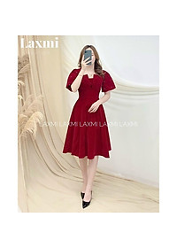 ĐẦM UMI KIỂU DÁNG XÒE,2 MÀU SANG CHẢNH,CHẤT LIỆU THOÁNG MÁT