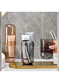 Hộp Đựng Bàn Chải Kem Đánh Răng Có Thể Làm Cốc Nước Súc Miệng Tiện Lợi Đi Du Lịch - Hộp ĐỰng Bàn Chải Du lịch Đa Năng - Hàng Chính Hãng MINIIN