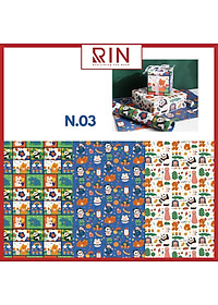 Giấy bọc sách vở / Giấy gói quà / giấy bao tập / giấy bao vở học sinh, sinh viên size A4, B5, A5 cao cấp – 24 cuốn 