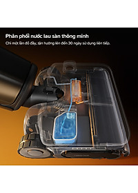 Máy Hút Bụi Lau Sàn Roborock F25 Ultra Khí Nóng Khử Khuẩn 22.000 Pa - Hàng Chính Hãng