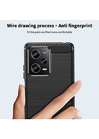 Ốp lưng chống sốc vân kim loại cho Xiaomi Redmi Note 12 Pro 5G / Poco 5X Pro hiệu Likgus (chuẩn quân đội, chống va đập, chống vân tay) - Hàng nhập khẩu