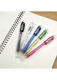 Bút chì kim Pentel Fiesta AX105 (0.5mm) và AX107 (0.7mm) trang bị đầu tẩy 4 màu lựa chọn