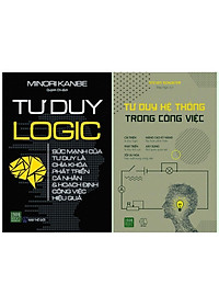 Hình ảnh Sách - Combo 2 cuốn Tư duy logic và Tư duy hệ thống trong công việc - 1980Books