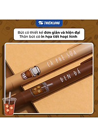 Combo 5/10/20 Bút gel B - Buttersmooth Gel Thiên Long GELB-032 - Premium Tip viết êm, trơn - Mực Xanh - Thân ngẫu nhiên