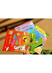 Combo 3 cuốn Truyện thơ cho bé tập nói + Tuyển tập Thơ ca, truyện kể câu đố cho trẻ mầm non