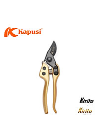 Kéo cắt cành trợ lực Nhật Kapusi K-8618 200mm, thép SK5 màu vàng hoặc tím (Giao ngẫu nhiên)