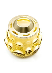 Hũ nến thơm hình hoa sen Eden Candle FTRAMART EDC0702 cháy 80 giờ (Có nắp đậy), phù hợp nhiều không gian trưng bày, chịu được sức gió