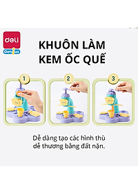 Đất Nặn Làm Bếp Làm Kem Mì Cùng Bé Khuôn Và Máy Thủ Công Deli - Đồ Chơi Giáo Dục Nhập Vai Thông Minh Cho Bé - 67801 67802 67805 YC
