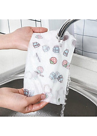 Cuộn giấy lau nhà bếp đa năng 220 tờ màu trắng siêu dai có thể giặt được