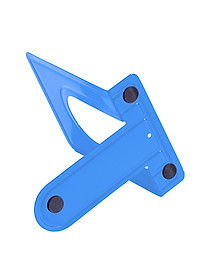 Combo 2 Giá Chặn Sách Kim Loại Để Bàn Bằng Tâm Thép Dày Đặc Có Đường Gân Chịu Lực Legaxi