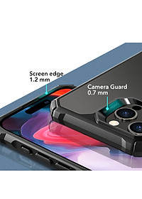 Ốp Lưng Dành Cho iPhone 15 ProMax/ iPhone 15 Pro/ iPhone 15 Plus/ iphone 15 ESR Air Armor Clear Case _ Hàng chính hãng 