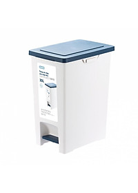 Thùng rác đạp chữ nhật Hiro 30L (Kèm ruột) - Chính hãng INOCHI