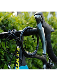 Khóa Dây Xe Đạp Bảo Hành 12 Tháng Khóa Cổng Chống Trộm Xe Máy Chống Cắt  Mật Mã 4 Số Lõi Thép Cao Cấp Cleacco Boro Sport