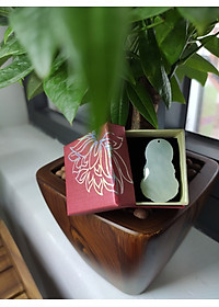 Mặt Dây Chuyền Đá Cẩm Thạch Phật Bà Quan Âm 40mm CV0113