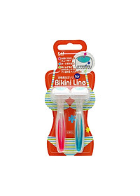 Set 02 chiếc Dao cạo vùng kín Kai Bikini Line - Hàng nội địa Nhật Bản 