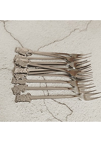 Bộ 12 nĩa xiên trái cây hiệu Berndorf 6 hình con gấu