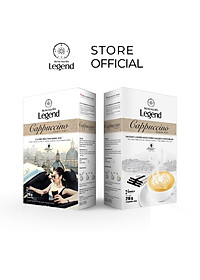 Combo 2 Hộp Cà Phê Trung Nguyên Legend Cappuccino Hazelnut – Hộp 12 Gói – Hương Hạt Dẻ Thơm Béo, Ngọt Dịu