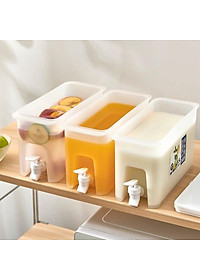 Bình đựng nước hoa quả, detox để tủ lạnh có vòi rót dung tích 3,5 lít chịu nhiệt tốt, siêu tiện lợi